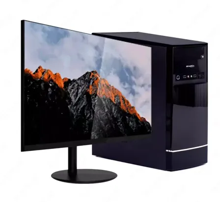 Компьютер H510/i5-10400F/DDR4 8GB/SSD 256GB/Case+PSU 450W/GTX 1650/Monitor 24"/keyboard+mouse
