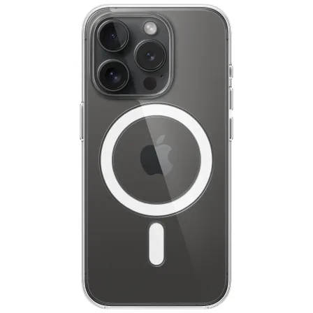 Чехол прозрачный MagSafe iPhone 15 Pro