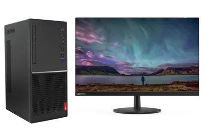 Lenovo V530-15ICB + LCD Monitor S27i-10 - 27" LED Intel Core i3 8100 Xotira 8GB
