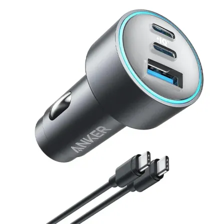 Anker 535 67W avtomobil zaryadlovchi 2×USB-C / 1×USB-A