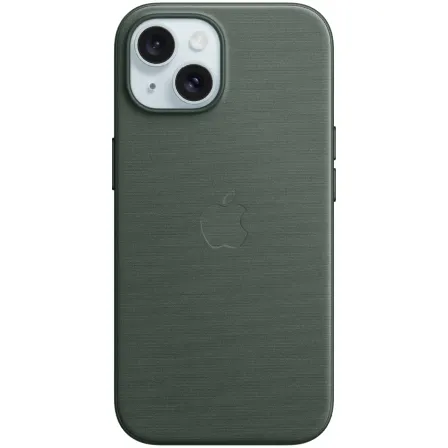 Чехол FineWoven iPhone 15 MagSafe Evergreen