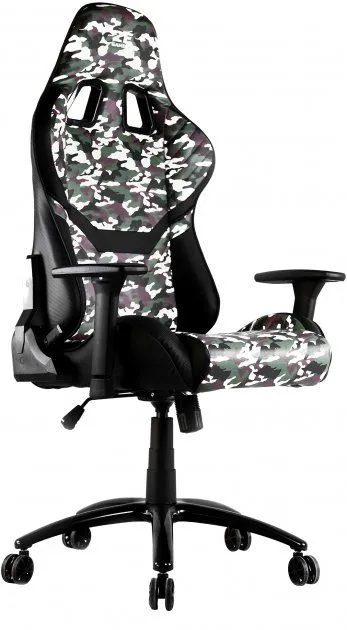 Игровое кресло 2E GAMING Chair HIBAGON Black/Camouflage